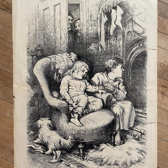 Thomas Nast, Harper's Weekly, Antique Print, Woodblock Engraving - Picture 1 of 4